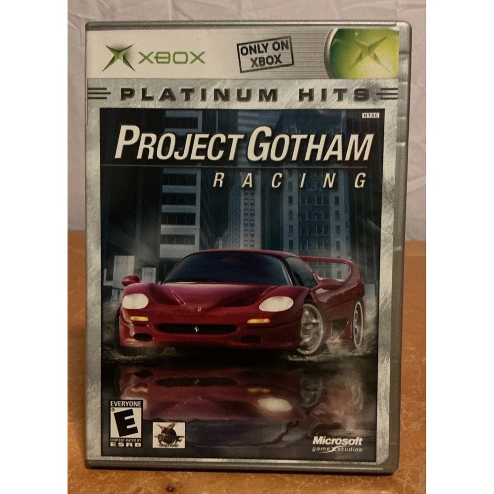 Project Gotham Racing (Xbox 2001) GOOD COMPLETE! DISC NEAR MINT! PLATINUM HITS!